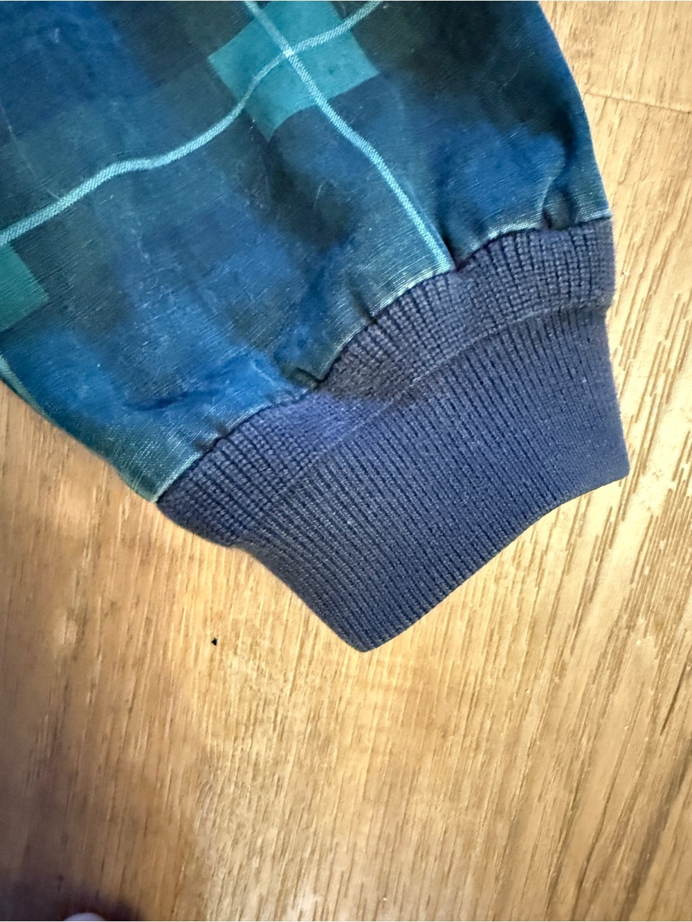 POLO Raph Lauren Harrington Jacket Tartan Black Watch Tartan Plaid Green Preppy - Picture 8 of 10